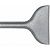 Wide scaling chisel H21, Ø19x65 / 140x310