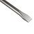 Flat chisel H21 with recess, Ø19x65 / 24x380