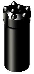 Button bit R25 - 57mm P
