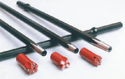 Drill rod Taper 2 - H22x108 / 2000