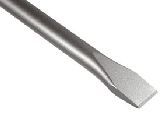 Flat chisel H21 with recess, Ø19x65 / 24x380