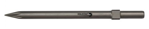 SOLISTAR® Bull point with grooves Ø27x80 collar sq.34 / 400